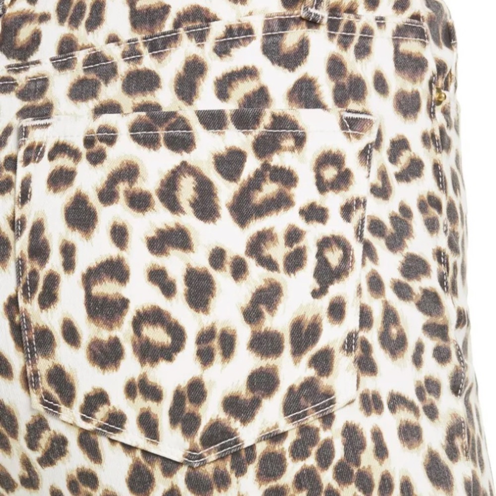 Frame Jeans Ali Leopard Print High Waist Skinny 29 - Picture 6 of 12
